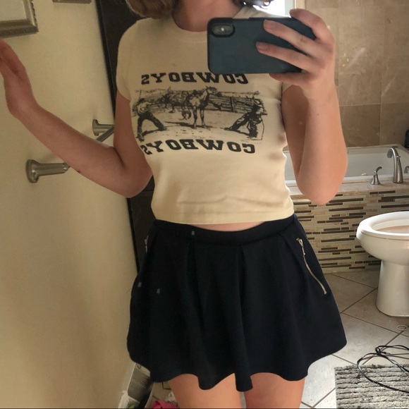 stretchy navy skirt! - Picture 1 of 5